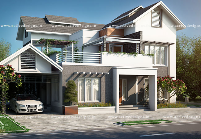 Interior design for Construction - Ajikumar at Thiruvankulam