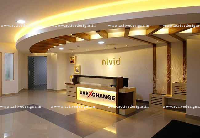 Interior design for Interior - UAE Exchange at Kaloor