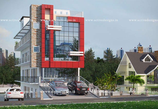 Interior design for G+3 Commercial - Sijo at Marathakara