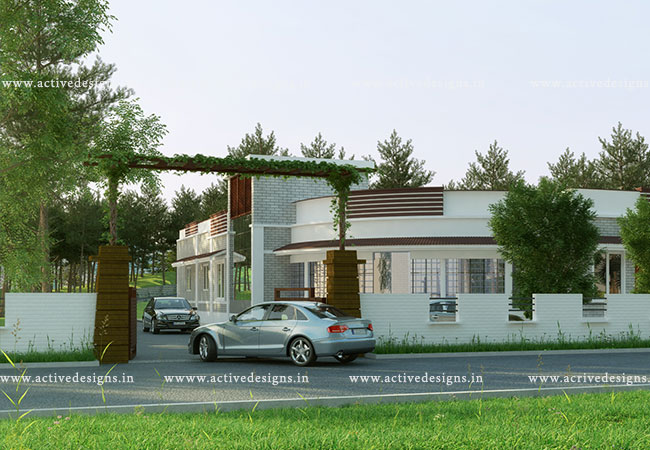 Interior design for  Restaurant - Misty Blue at Munnar