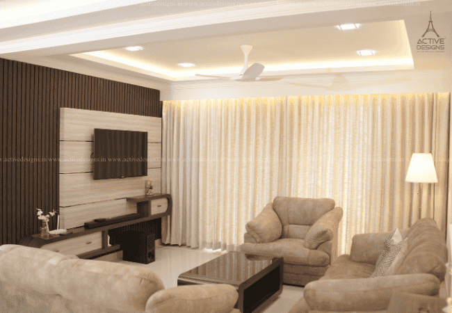 Interior design for Tomcy  and Anu  at Kottayam 